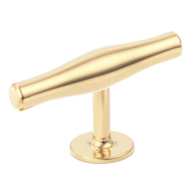 Armac Martin Colmore T-bar Handle in 65mm / Polished Brass Unlacquered
