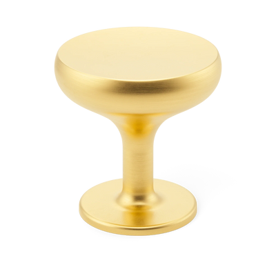 Armac Martin Colmore Cabinet Knob in 27mm / Satin Brass Lacquered