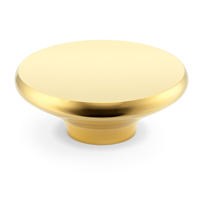 Armac Martin Colmore Circular Pull Handle in 100mm / Polished Brass Lacquered