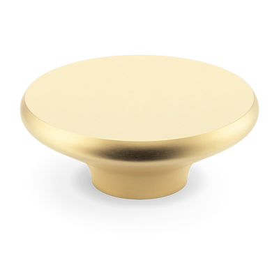 Armac Martin Colmore Circular Pull Handle in 100mm / Satin Brass Unlacquered
