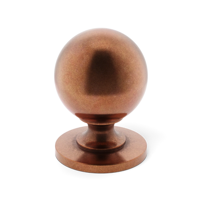 Armac Martin Cotswold Ball Cabinet Knob in 19mm / Aged Copper