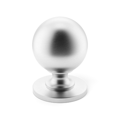Armac Martin Cotswold Ball Cabinet Knob in 19mm / Satin Chrome Plate