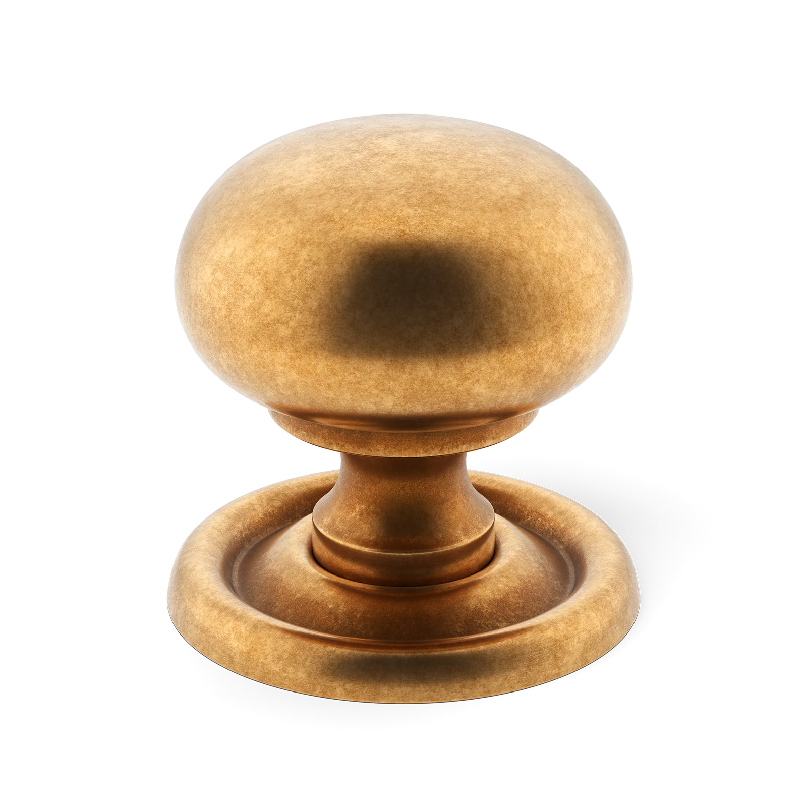 Armac Martin Cotswold Bun Cabinet Knob in 19mm / Burnished Brass