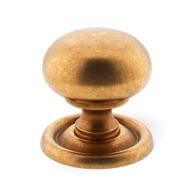 Armac Martin Cotswold Bun Cabinet Knob in 19mm / Burnished Brass