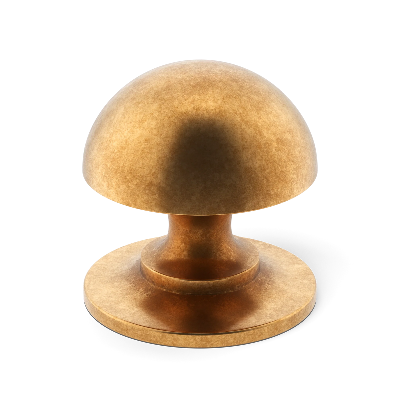 Armac Martin Cotswold Mushroom Cabinet Knob in 19mm / Burnished Brass