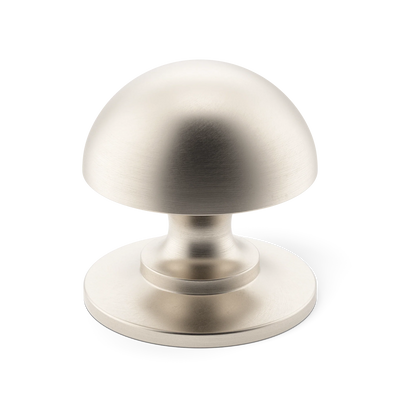 Armac Martin Cotswold Mushroom Cabinet Knob in 19mm / Satin Nickel Plate