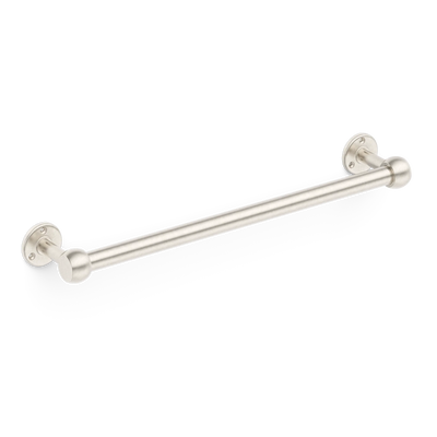Armac Martin Cotswold Slim Bath Towel Rail in 500mm / Barrelled Nickel Plate