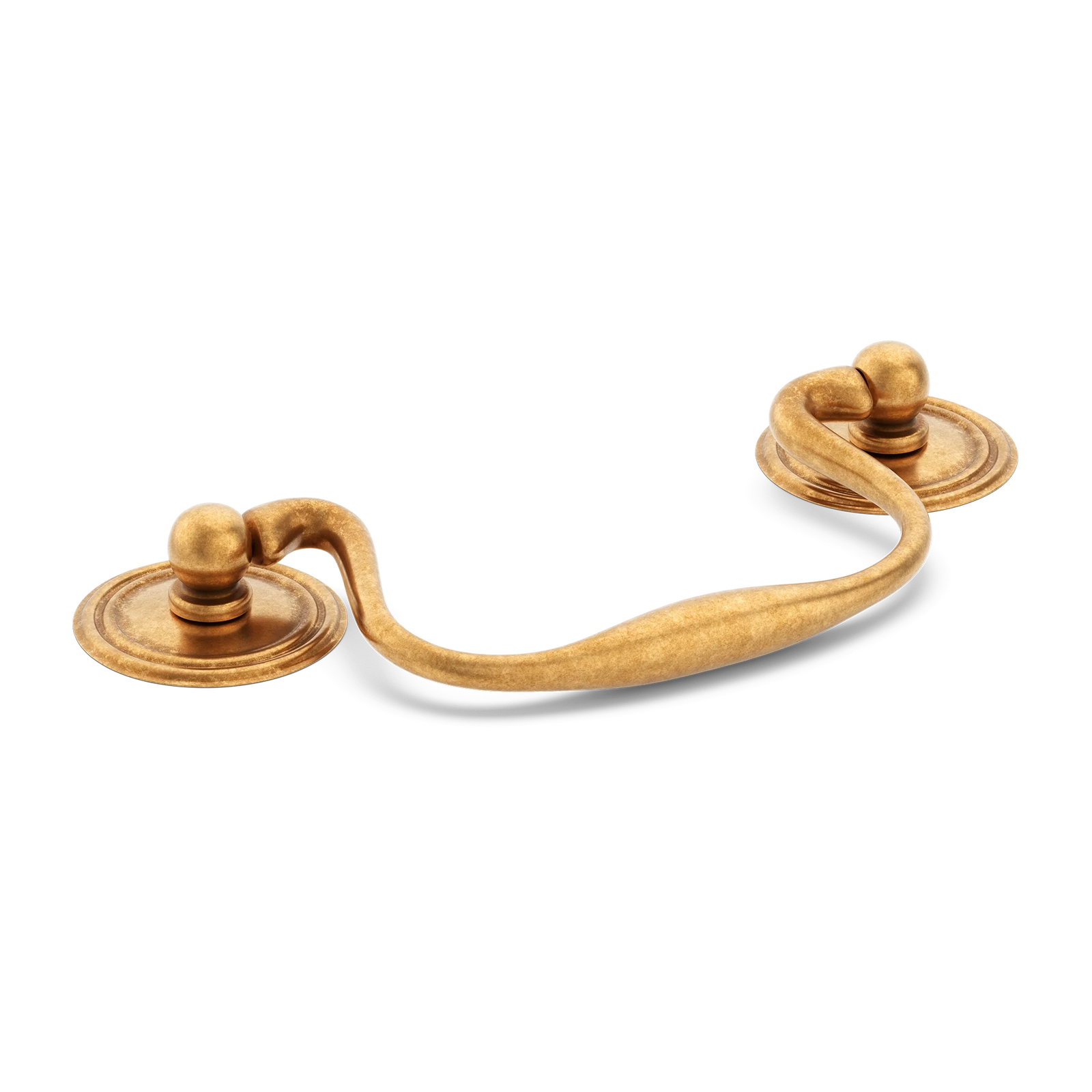 Armac Martin Cotswold Drop Handle in 76mm / Burnished Brass