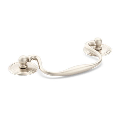 Armac Martin Cotswold Drop Handle in 76mm / Satin Nickel Plate
