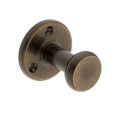 Armac Martin Cotswold Wall Hook in 54mm / Dark Aged Brass