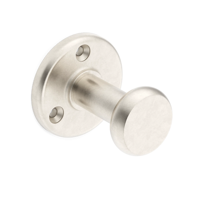 Armac Martin Cotswold Wall Hook in 54mm / Barrelled Nickel Plate