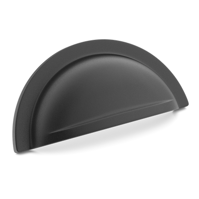 Armac Martin Cotswold Cup Pull in 92mm / Matt Black Lacquered