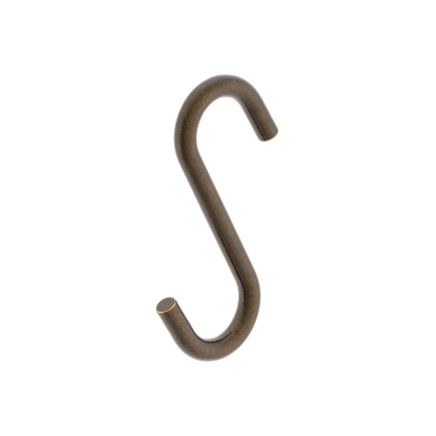 Armac Martin Cotswold Slim S Hook in Dark Aged Brass