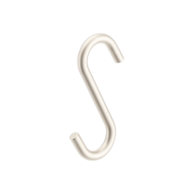 Armac Martin Cotswold Slim S Hook in Satin Nickel Plate