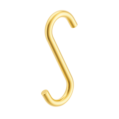 Armac Martin Cotswold S Hook in Polished Brass Lacquered
