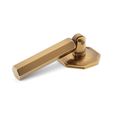 Armac Martin Crossways Hex Drop Handle in 38mm / Fine English Antique