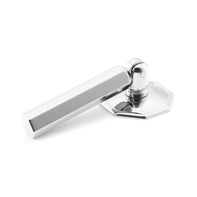 Armac Martin Crossways Hex Drop Handle in 38mm / Polished Chrome Plate