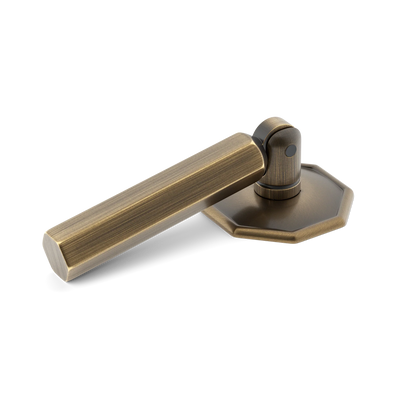 Armac Martin Crossways Hex Drop Handle in 38mm / Satin Antique Satin Lacquered