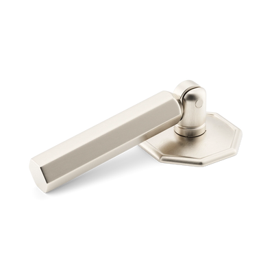 Armac Martin Crossways Hex Drop Handle in 38mm / Satin Nickel Plate
