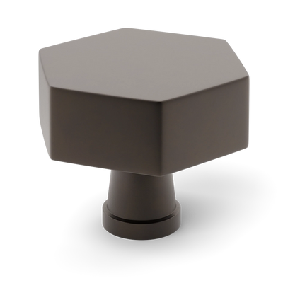Armac Martin Crossways Cabinet Knob in 32mm / Dark Bronze