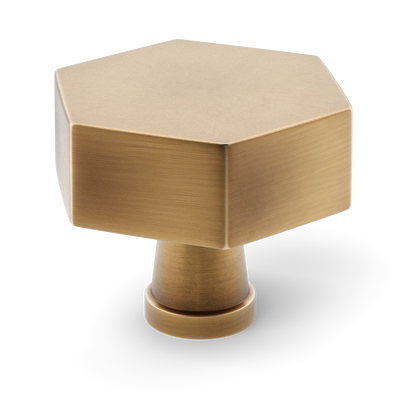 Armac Martin Crossways Cabinet Knob in 32mm / Fine English Antique