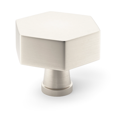 Armac Martin Crossways Cabinet Knob in 32mm / Satin Nickel Plate
