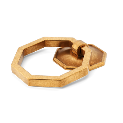 Armac Martin Crossways Cabinet Ring Pull in 36mm / Burnished Brass