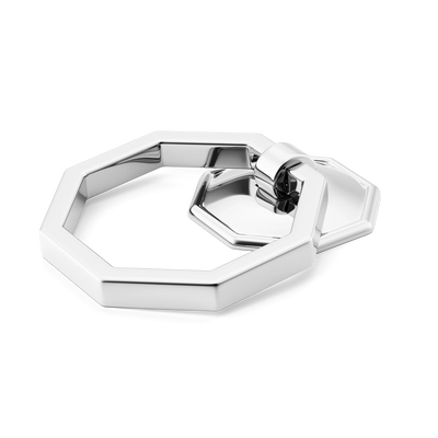Armac Martin Crossways Cabinet Ring Pull in 36mm / Polished Chrome Plate