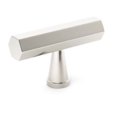 Armac Martin Crossways T-bar Handle in 55mm / Polished Nickel Plate