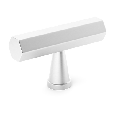 Armac Martin Crossways T-bar Handle in 55mm / Satin Chrome Plate