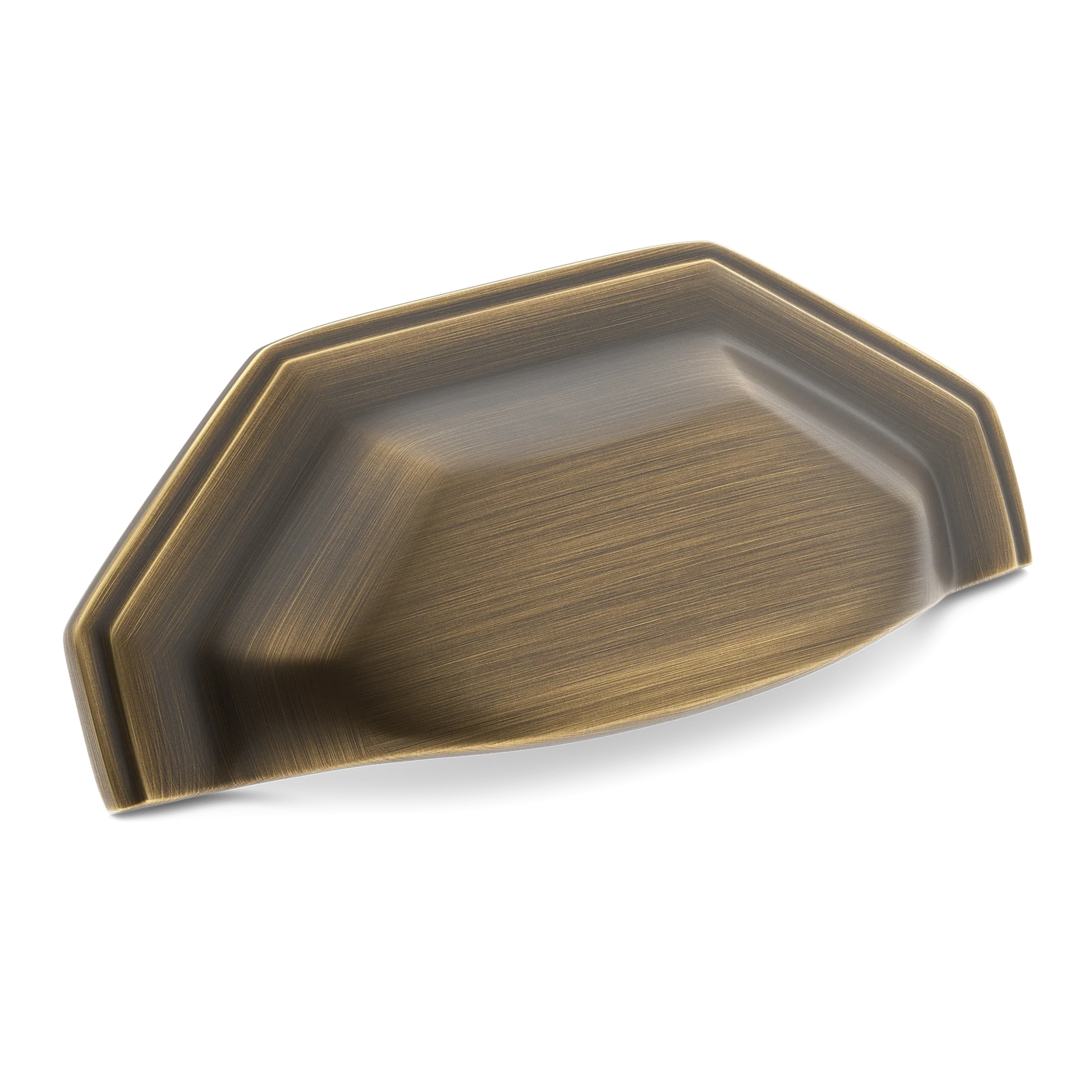 Armac Martin Crossways Cup Pull in 104mm / Satin Antique Satin Lacquered