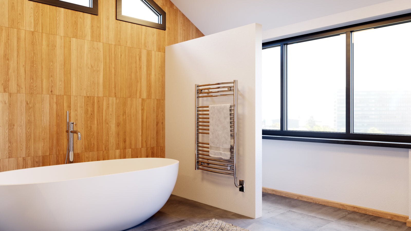 23.5"x37" Blenheim Electric Towel Warmer