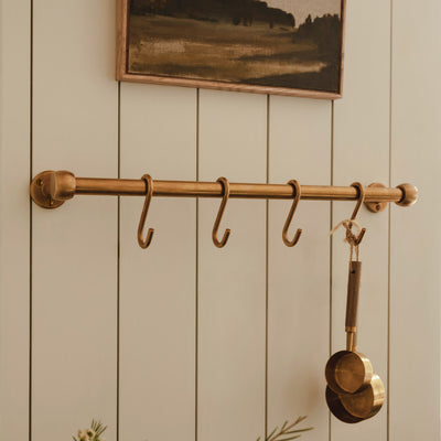 Armac Martin Cotswold Slim Pot Rail & S Hooks