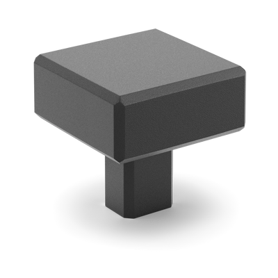 Armac Martin Digbeth Plain Cabinet Knob without Backplate in 32mm / Matt Black Lacquered