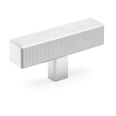 Armac Martin Digbeth Ridged T-bar without Backplate in 67mm / Polished Chrome Plate