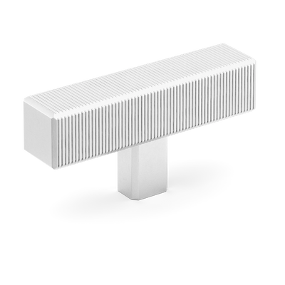 Armac Martin Digbeth Ridged T-bar without Backplate in 67mm / Satin Chrome Plate