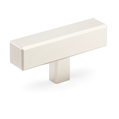 Armac Martin Digbeth Plain T-bar without Backplate in 67mm / Satin Nickel Plate