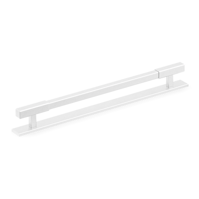 Armac Martin Digbeth Plain Appliance Pull with Backplate in 384mm / Satin Chrome Plate