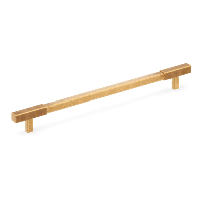 Armac Martin Digbeth Ridged Appliance Pull without Backplate in 384mm / Burnished Brass