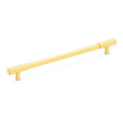 Armac Martin Digbeth Plain Appliance Pull without Backplate in 384mm / Polished Brass Lacquered