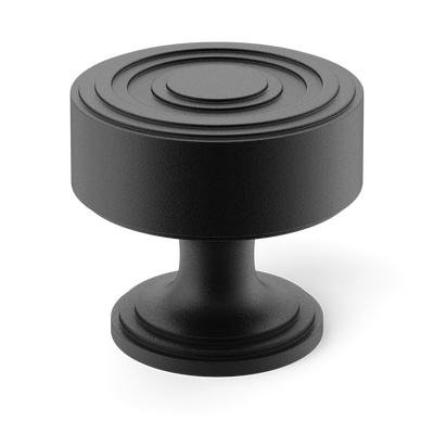 Armac Martin Dougan Cabinet Knob in 25mm / Matt Black Lacquered