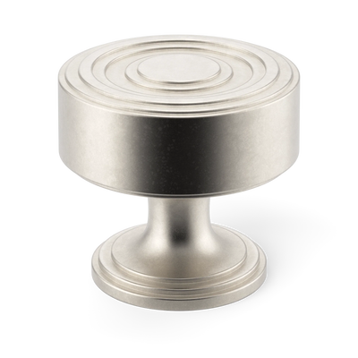 Armac Martin Dougan Cabinet Knob in 25mm / Barrelled Nickel Plate