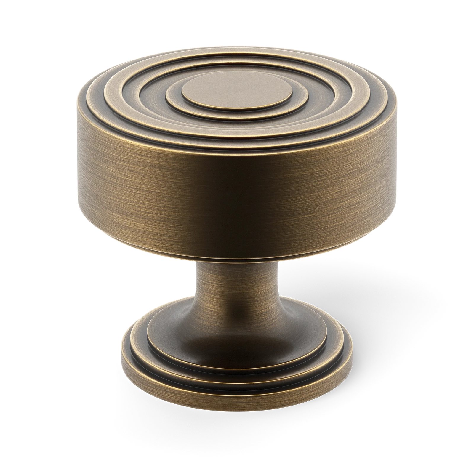 Armac Martin Dougan Cabinet Knob in 25mm / Satin Antique Satin Lacquered