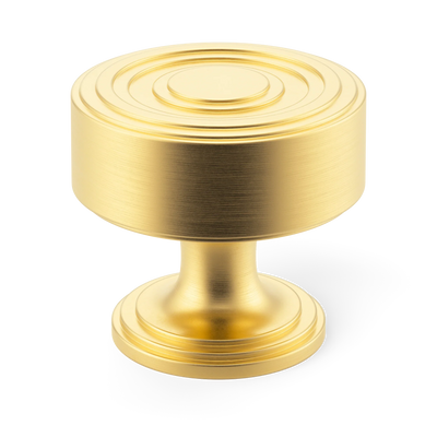 Armac Martin Dougan Cabinet Knob in 25mm / Satin Brass Lacquered