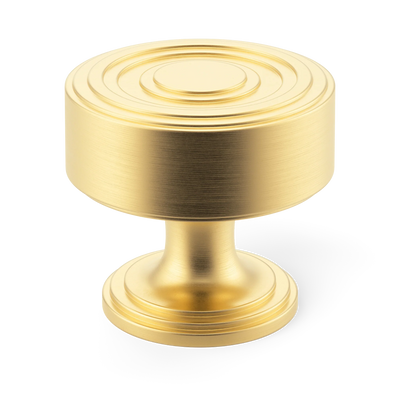 Armac Martin Dougan Cabinet Knob in 25mm / Satin Brass Satin Lacquered