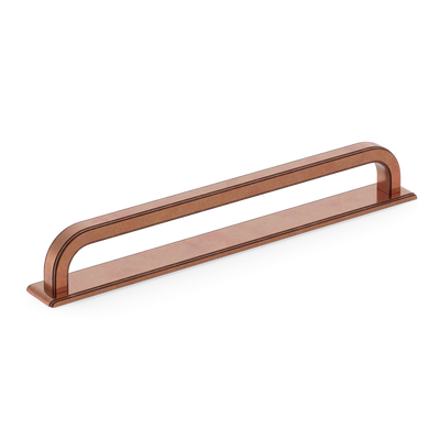 Armac Martin Dougan Appliance Pull with Backplate in 320mm / Aged Copper