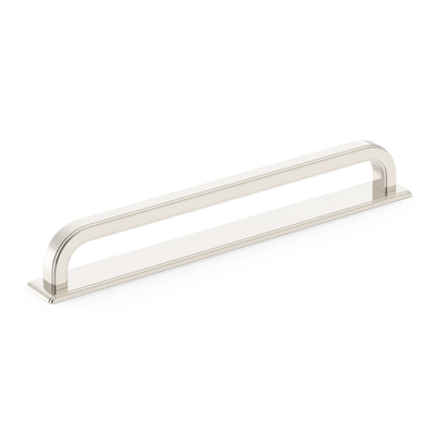 Armac Martin Dougan Appliance Pull with Backplate in 320mm / Polished Nickel Plate