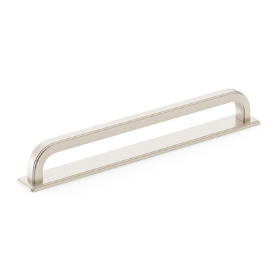 Armac Martin Dougan Appliance Pull with Backplate in 320mm / Satin Nickel Plate