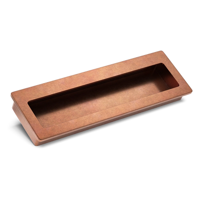 Armac Martin Driffold Flush Pull in 100mm / Aged Copper