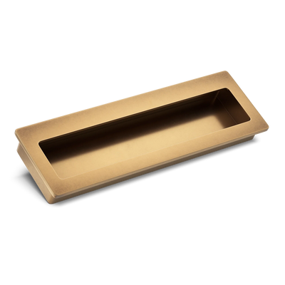 Armac Martin Driffold Flush Pull in 100mm / Fine English Antique